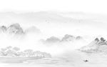 山水奢华新装饰画 TIF分层