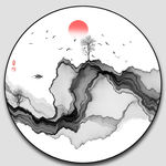 水墨画