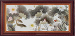 国画荷花