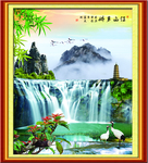 山水壁画