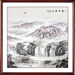 国画山水画