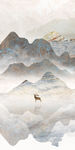 石纹山水玄关画 TIF分层画