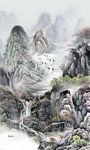 高清山水玄关 TIF分成 过