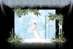 婚礼喷绘素材
