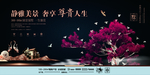 高端地产黑金户外画面