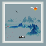 水墨画