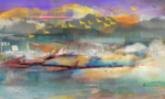 抽象油画