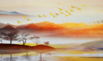 抽象油画