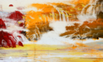 抽象油画