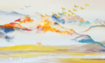 抽象油画