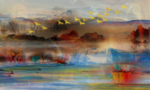 抽象油画