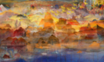 抽象油画