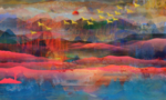 抽象油画