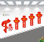 楼梯文化墙