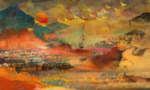 抽象油画