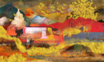 抽象油画