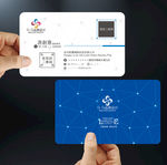蓝色企业名片
