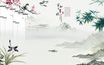 高档新现代山水画 TIF分层