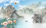 新款风景山水画 TIF分层