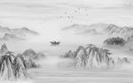极品山水装饰画 TIF分层