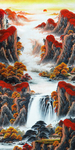 山水枫叶红