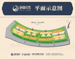 房地产 小区平面 导视图