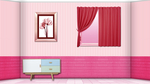 可爱粉色房间LED大屏图