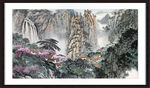 聚宝盆风水画