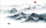 中式山水画