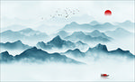 现代水墨画