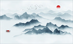 水墨远山
