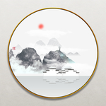墨迹山水