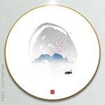 山水壁画