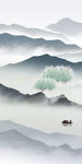 新中式新品国画山水 TIF分层