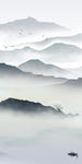 中式 新品国画山水 TIF分层