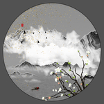 山水壁画