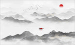 水墨山水画
