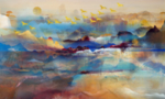 抽象油画