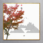 水墨远山
