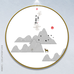 水墨群山