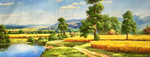 田园油画