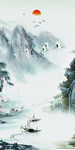 极品山水中国风画 TIF分层