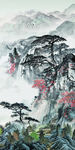 大气山水中国风画 TIF分层