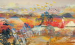 抽象油画