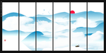 水墨群山