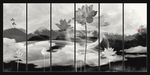 创意线条壁画