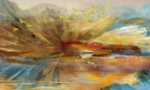 抽象油画