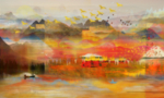 抽象油画