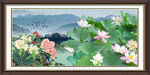 国画荷花