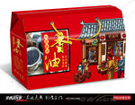 香油包装 香油 芝麻油 展开图